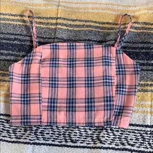 Plaid Crop Top